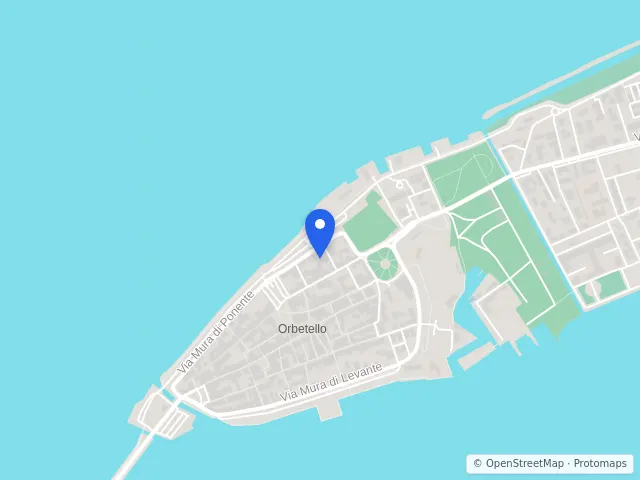 Mappa di Orbetello, Grosseto