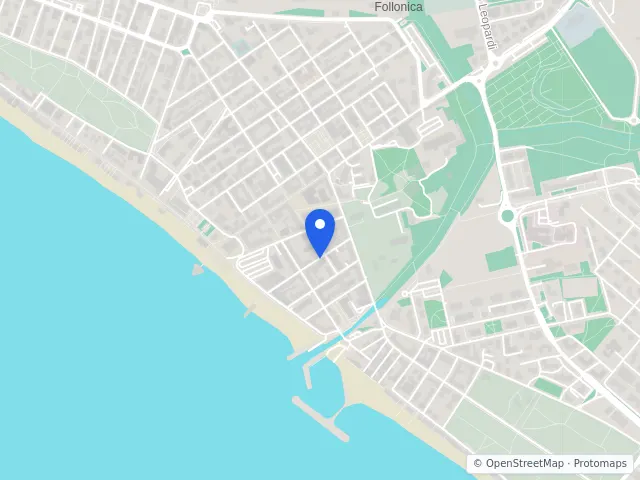 Mappa di Follonica, Grosseto