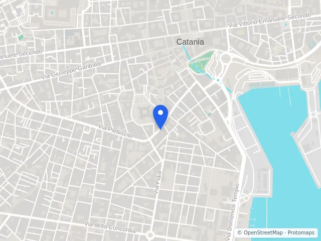 Mappa di Catania