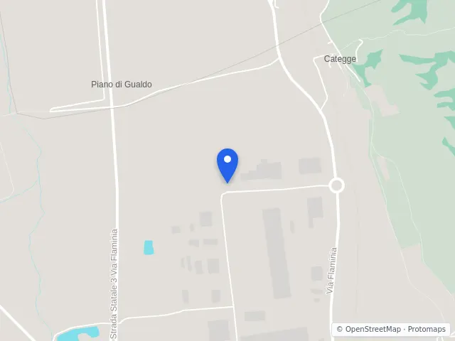 Mappa di Gualdo Tadino, Perugia