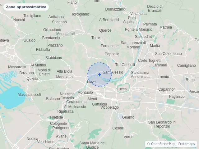 Mappa di Lucca