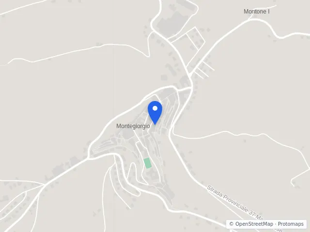 Mappa di Montegiorgio, Fermo