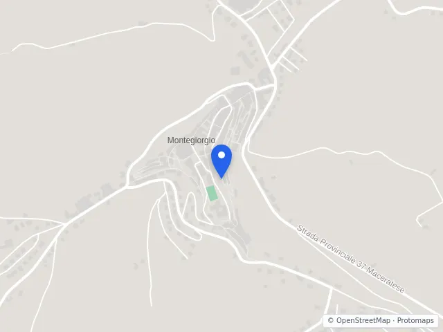 Mappa di Montegiorgio, Fermo