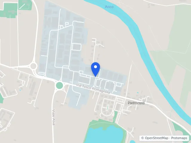 Mappa di Pontedera, Pisa