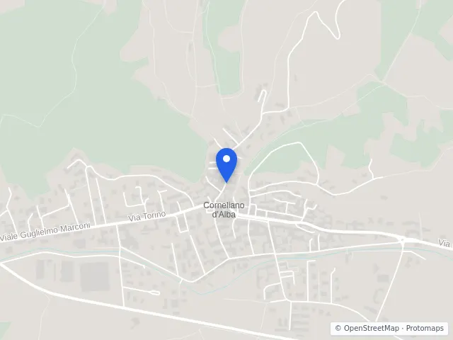 Mappa di Corneliano d'Alba, Cuneo