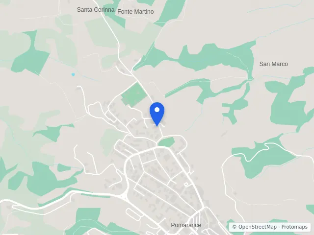 Mappa di Pomarance, Pisa