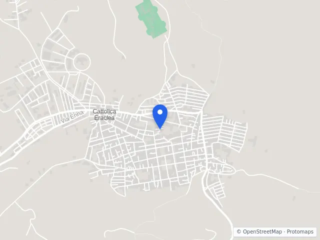 Mappa di Cattolica Eraclea, Agrigento