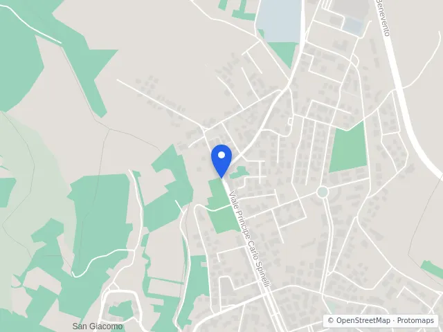 Mappa di San Giorgio del Sannio, Benevento