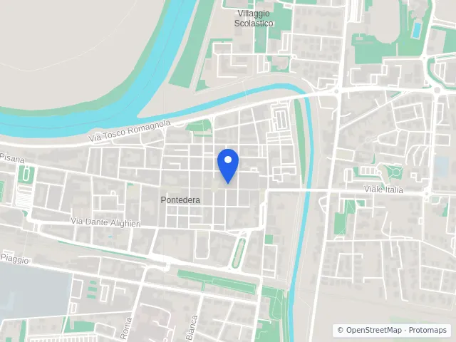 Mappa di Pontedera, Pisa
