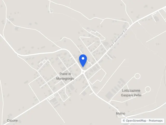 Mappa di Montegiorgio, Fermo