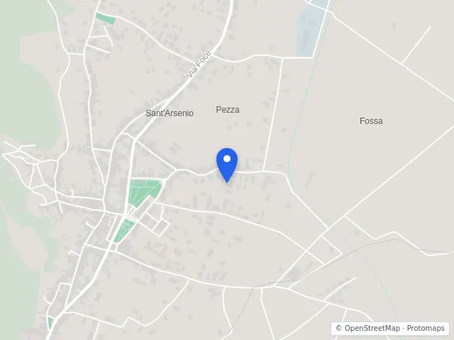 Mappa di Sant'Arsenio, Salerno
