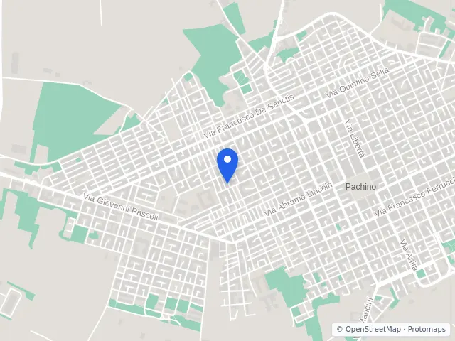 Mappa di Pachino, Siracusa