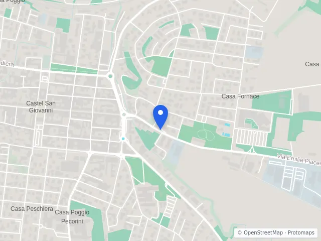 Mappa di Castel San Giovanni, Piacenza