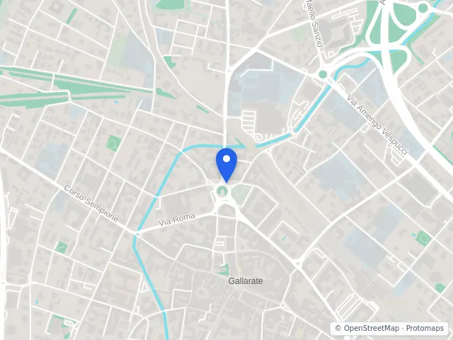 Mappa di Gallarate, Varese