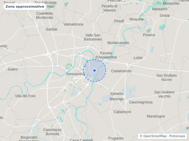 Mappa di Alessandria