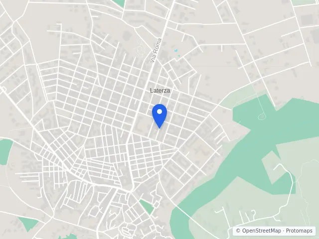 Mappa di Laterza, Taranto