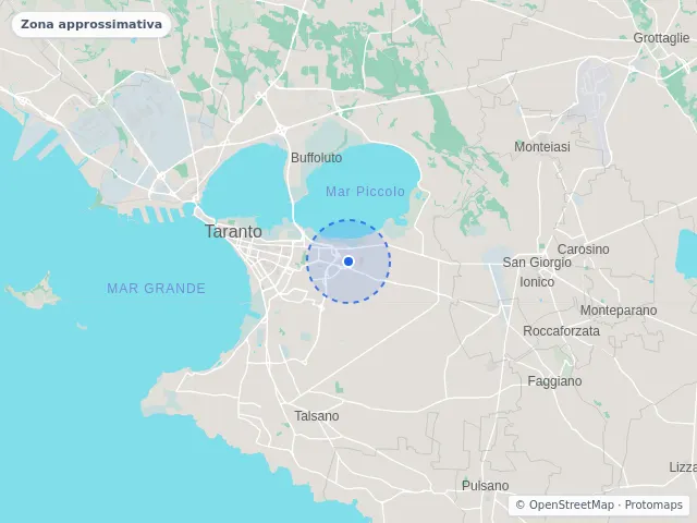 Mappa di Taranto