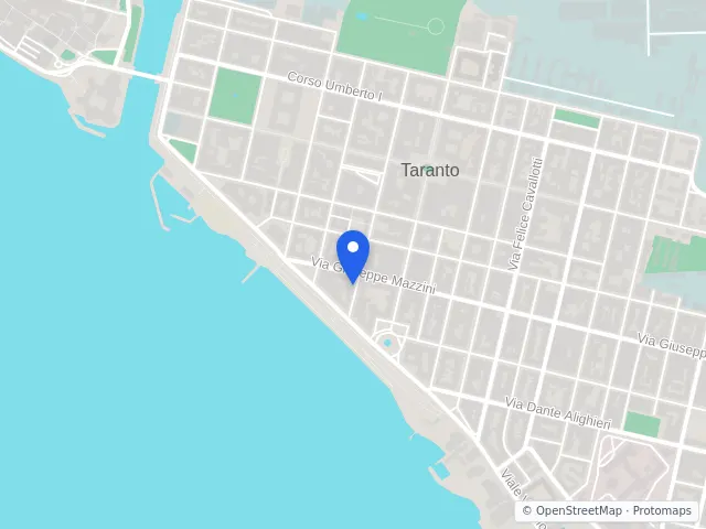 Mappa di Taranto
