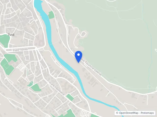 Mappa di Tivoli, Roma