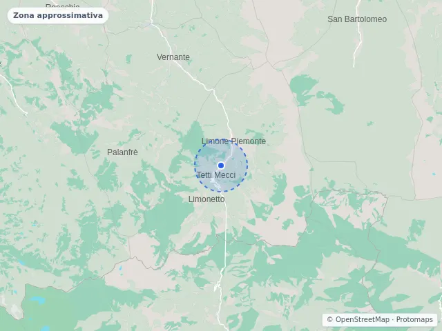 Mappa di Limone Piemonte, Cuneo