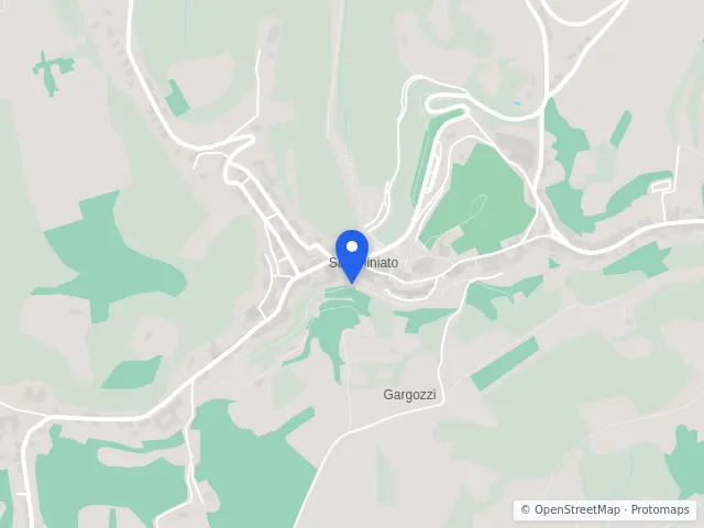 Mappa di San Miniato, Pisa