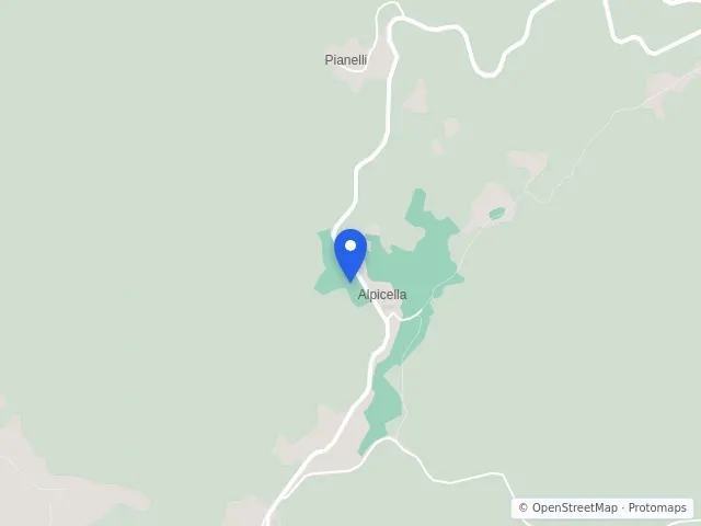 Mappa di Torriglia, Genova