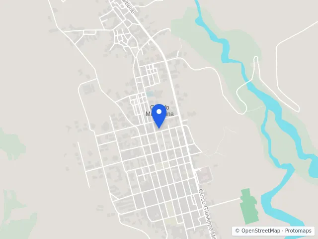 Mappa di Oppido Mamertina, Reggio di Calabria