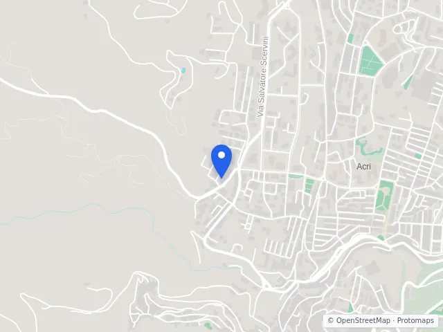 Mappa di Acri, Cosenza