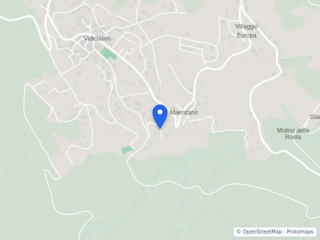 Mappa di Lizzano in Belvedere, Bologna