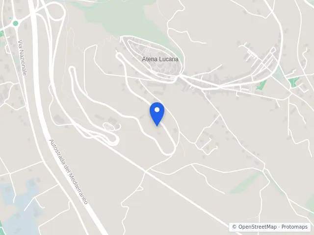 Mappa di Atena Lucana, Salerno