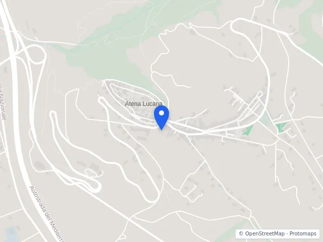 Mappa di Atena Lucana, Salerno
