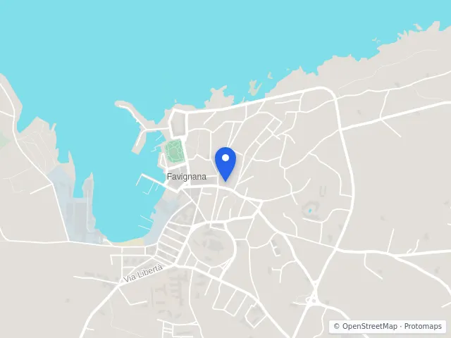 Mappa di Favignana, Trapani