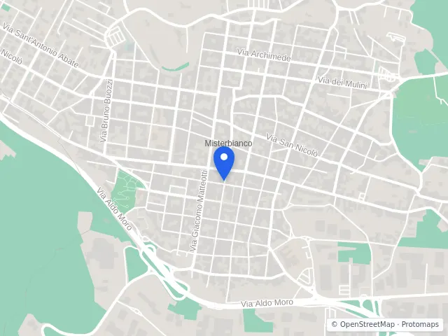 Mappa di Misterbianco, Catania