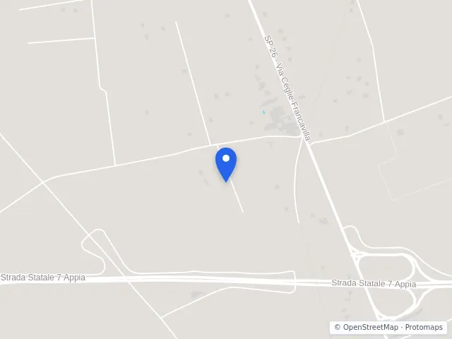 Mappa di Francavilla Fontana, Brindisi