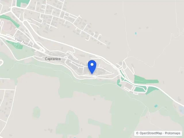 Mappa di Capranica, Viterbo