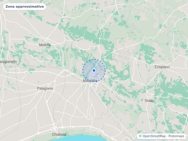 Mappa di Massafra, Taranto