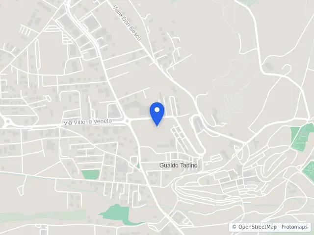 Mappa di Gualdo Tadino, Perugia
