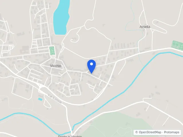 Mappa di Vicchio, Firenze