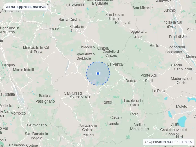 Mappa di Greve in Chianti, Firenze