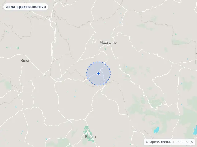 Mappa di Mazzarino, Caltanissetta