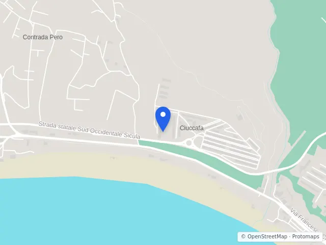 Mappa di Porto Empedocle, Agrigento