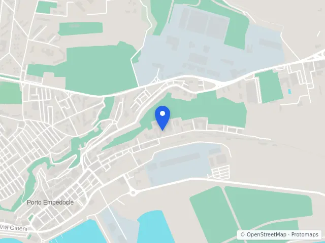Mappa di Porto Empedocle, Agrigento