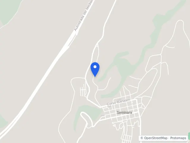 Mappa di Seminara, Reggio di Calabria