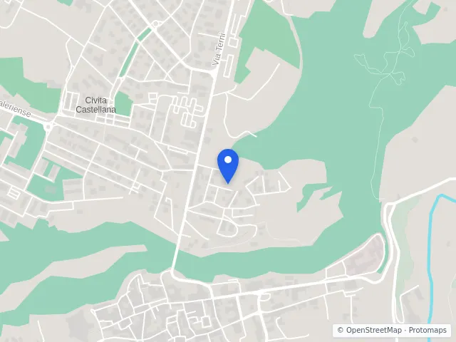 Mappa di Civita Castellana, Viterbo