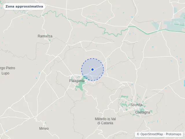 Mappa di Palagonia, Catania