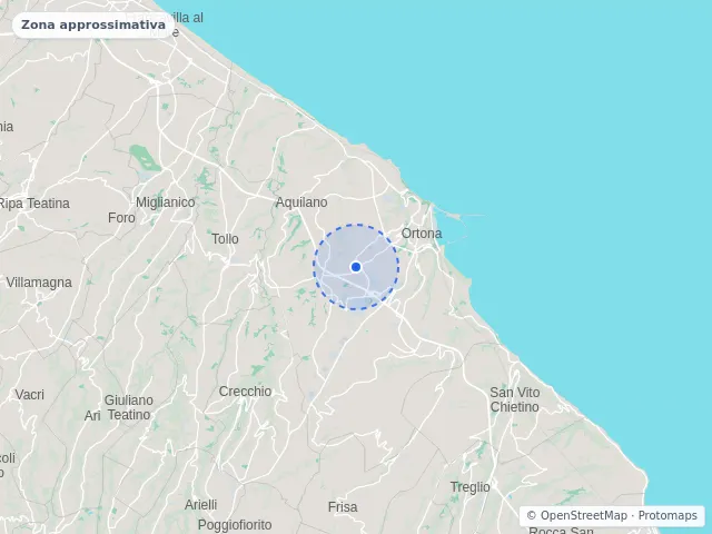 Mappa di Ortona, Chieti