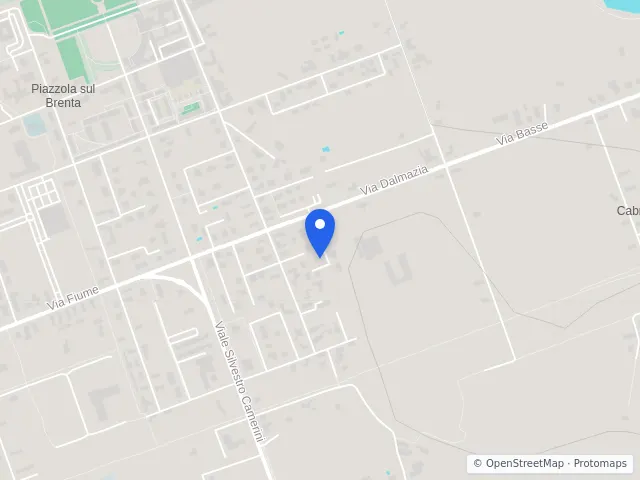 Mappa di Piazzola sul Brenta, Padova