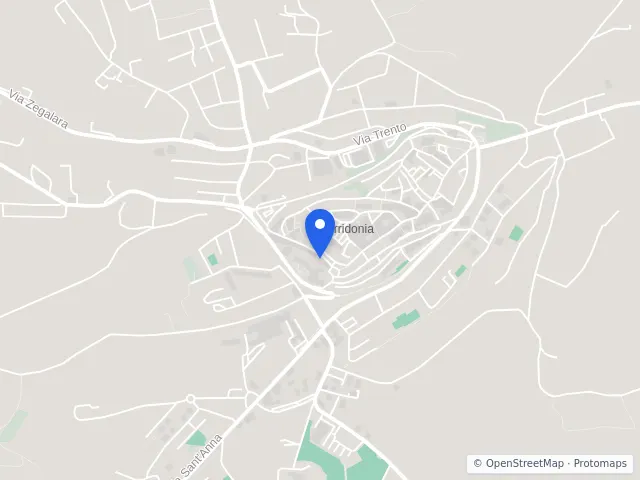 Mappa di Corridonia, Macerata