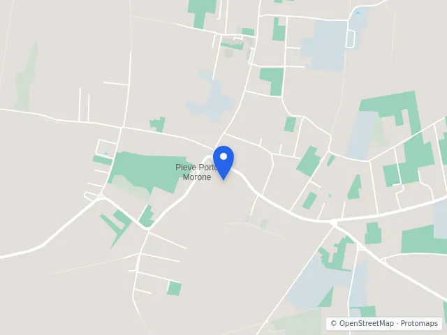 Mappa di Pieve Porto Morone, Pavia