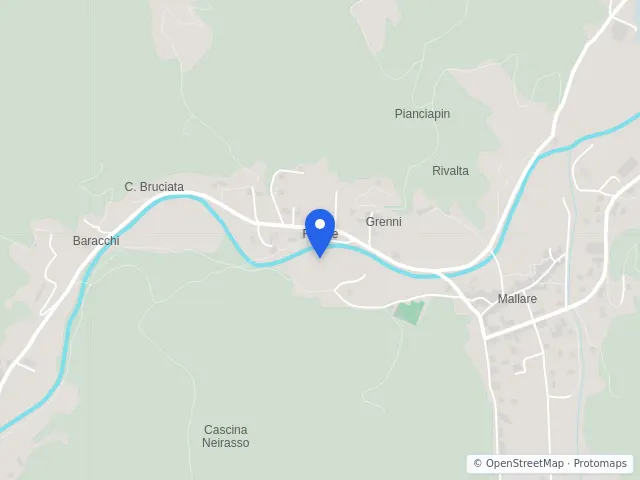 Mappa di Mallare, Savona